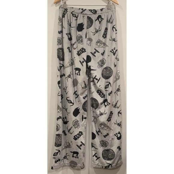 Star Wars Pants Star Wars Fleece Pants Lounge Pajama Mens Xtra Large Gray Black Poshmark